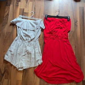 Romper and dress